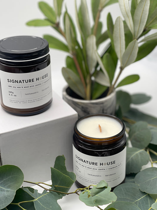 100% Soy Wax Wood Wick Candle 8.6 oz